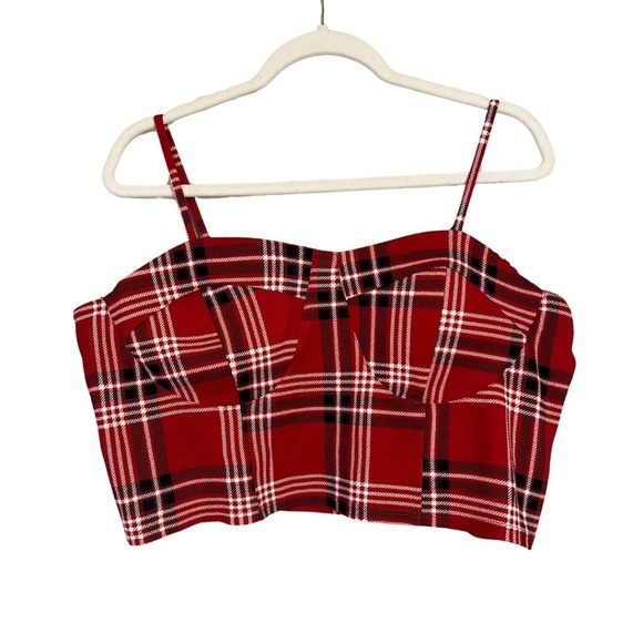 2 SETS OF Plaid Crop Top & Flared Pants Set β XXL (19) β Brand New! - Picture 5 of 7